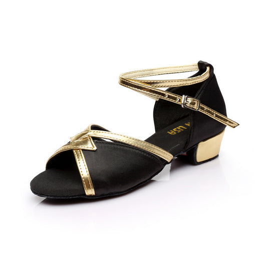 Children's National Standard Dance Low Heel Soft Sole Dancing Shoes