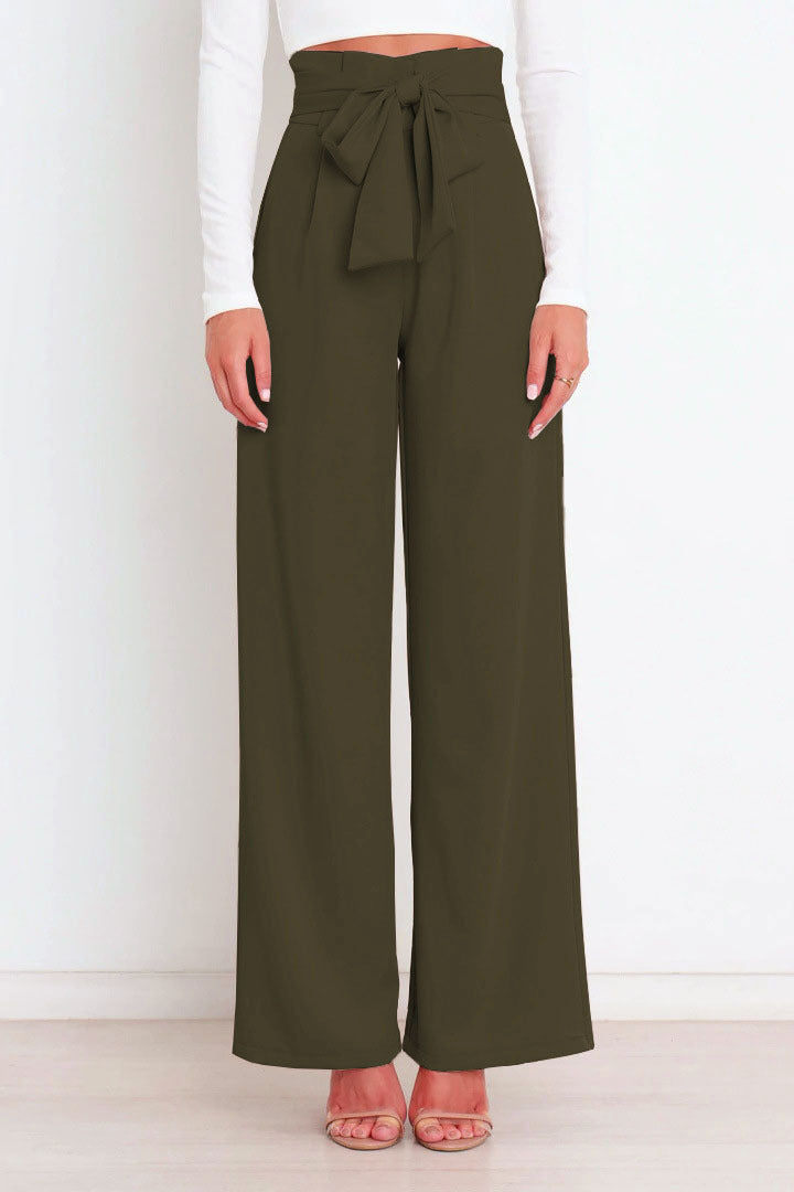 Women's Fashion All-matching Casual Wide-leg Trousers