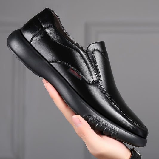 Soft-soled Soft Leather Non-slip Shoes For The Elderly