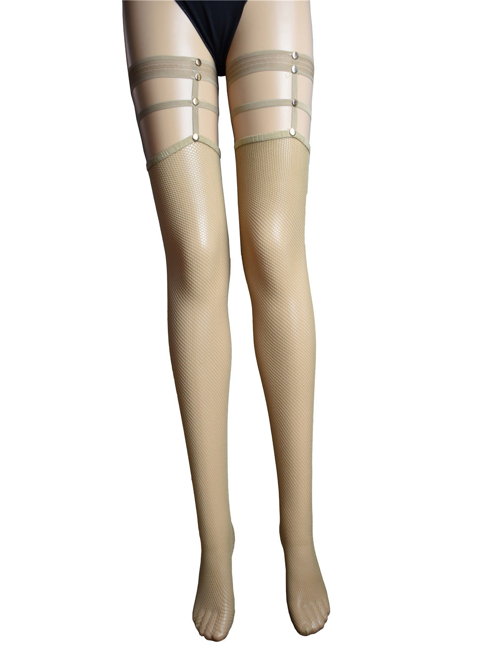 Ladies Sexy Long Legs And Fishnet Stockings