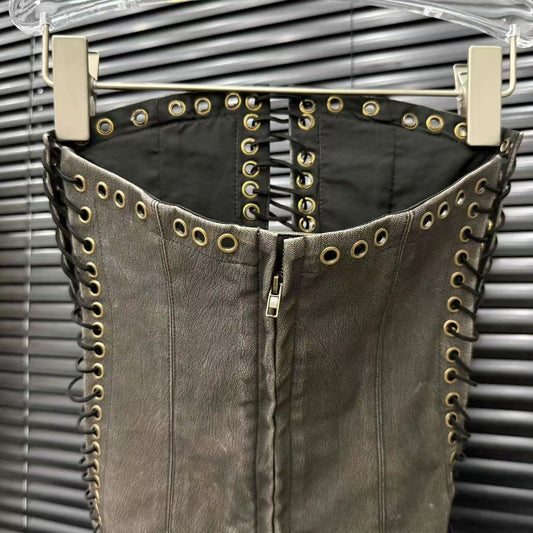 Hollow Out Adjustable Dark Sexy Camisole Women's Vest