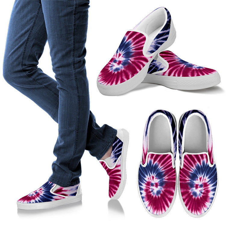 Low-top Lace-up Platform Round-toe Canvas Canvas Shoes