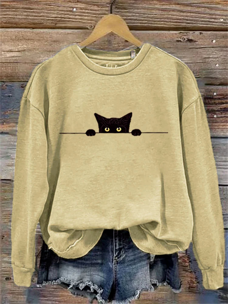 Creative Christmas Men's And Women's Loose Round Neck Sweater
