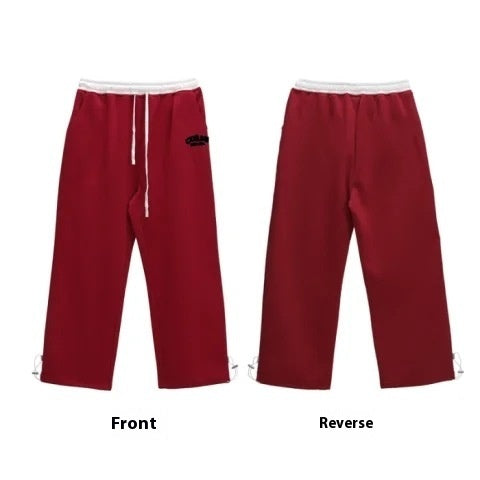Lace-up Street Dance Multi-color Hip Hop Waist Head Contrast Color Sports Pants Female