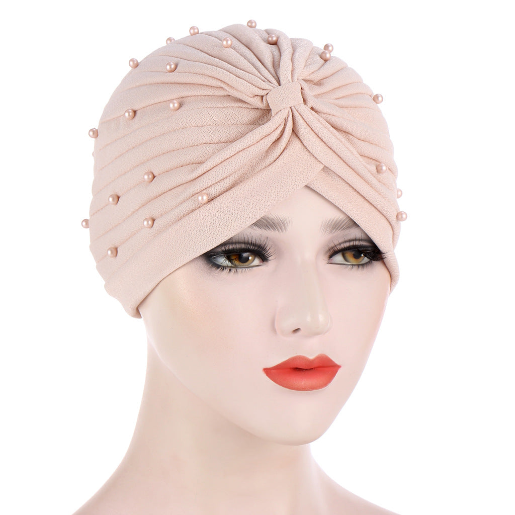 Casual Beaded Pleated Simple Toe Cap