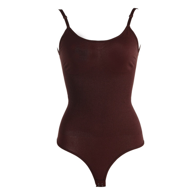 Women's Chest Support Belly Contracting And Body Slimming Breasted Jumpsuit