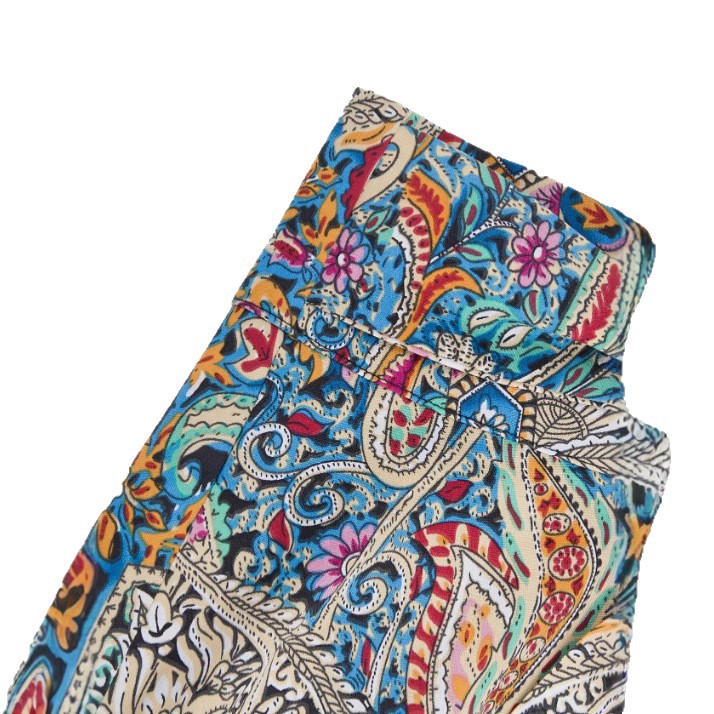 Bohemian Linen Floral Print Dress For Women