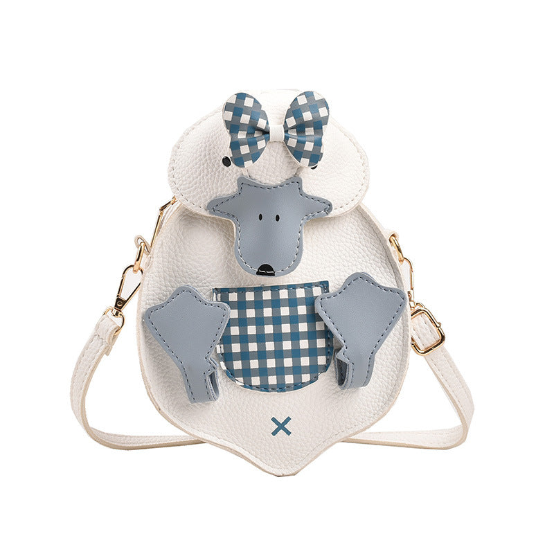 Contrast Versatile Plaid Casual Crossbody Bag