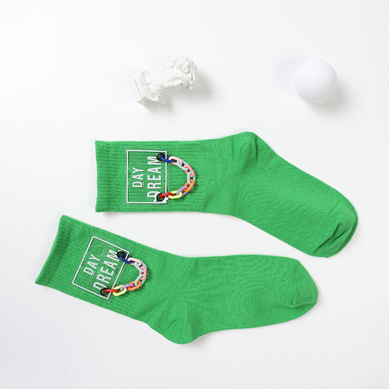 Korean Casual Breathable Sweat Socks