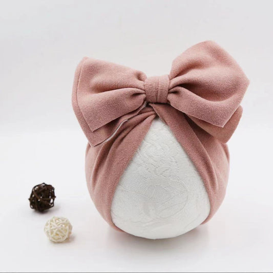 New Newborn Baby Bowknot Pullover Hat