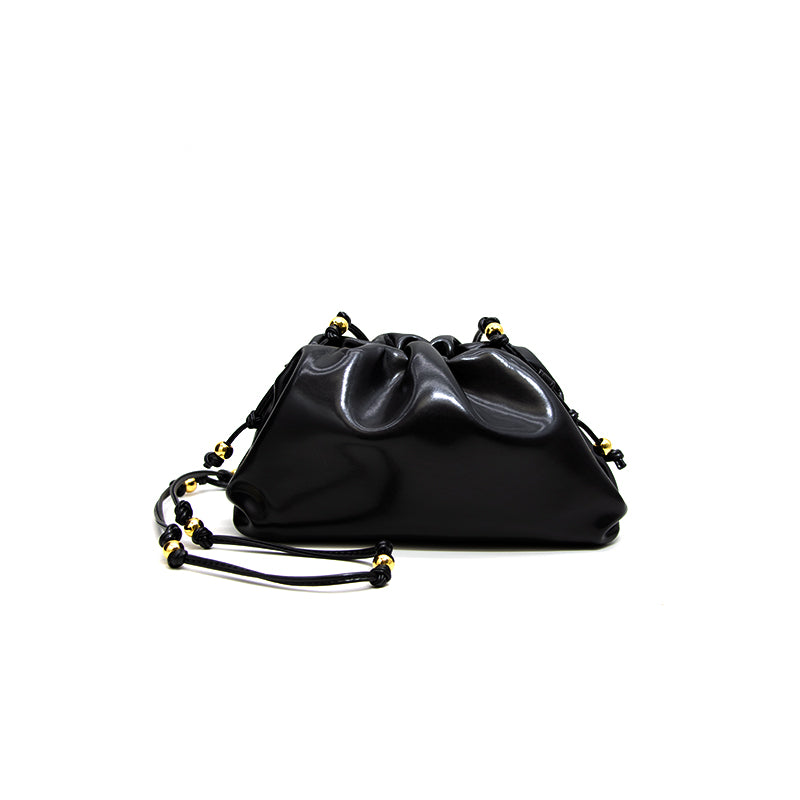 Ny Mode Læder Dumpling Taske Dame Skulder Crossbody