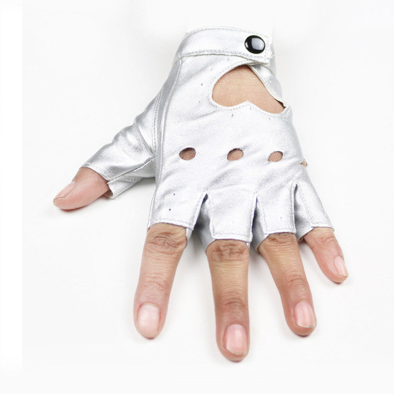 Half-finger Leather DS Performance Hip-hop