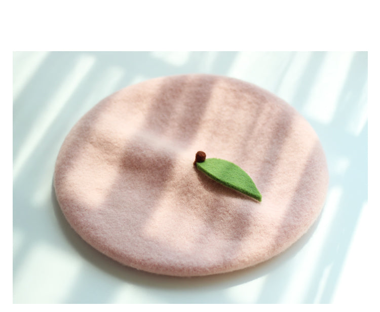 Children's Baby Sweet And Cute Peach Beret