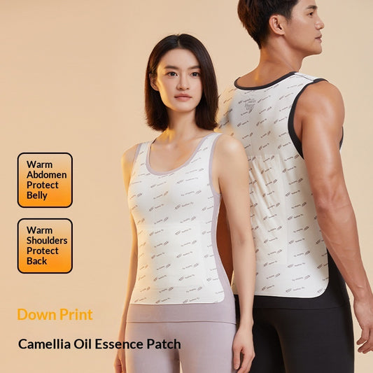 Men's Seamless Padded Down-filled Thermal Vest