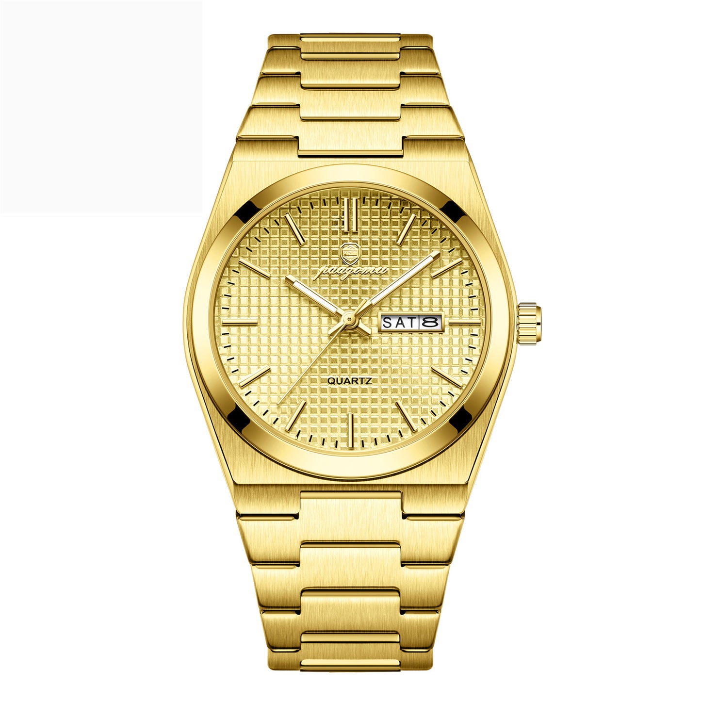 Luminous Quartz Waterproof Calendar Watch