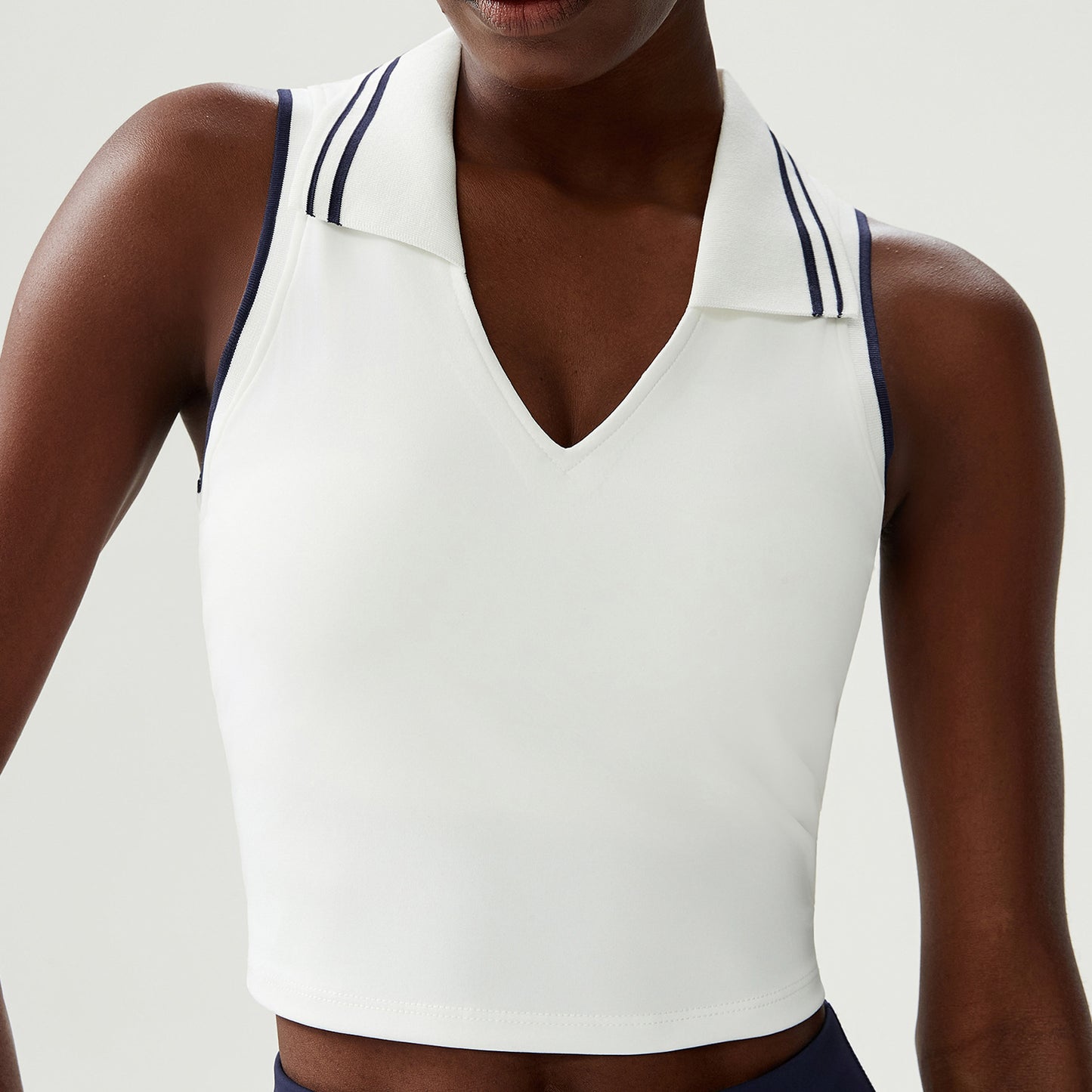 Stand Collar Women's Chest Pad Plus Size Sports Vest