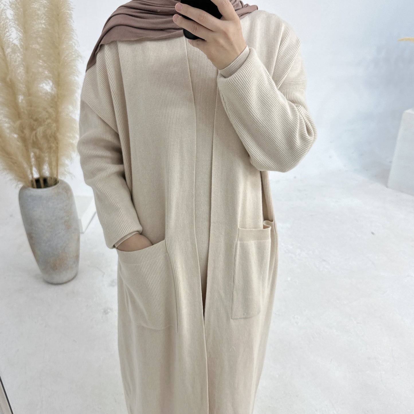 Thickened Knitted Dress Robe Turkish Style