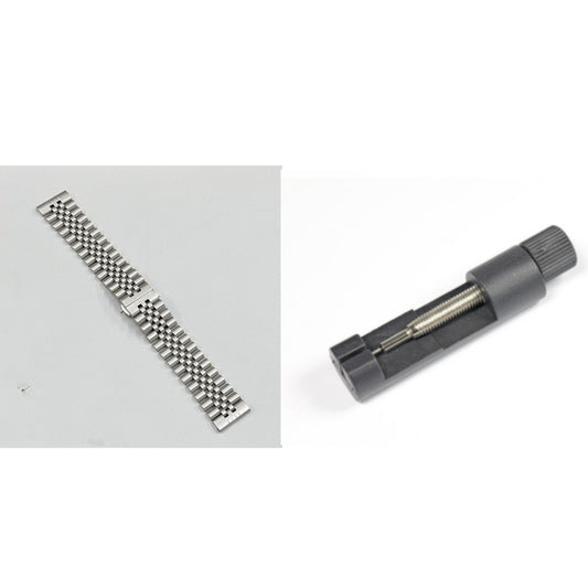 Five-bead Cow Ring Solid Stainless Steel Strap