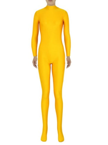 Solid Color Drag Gymnastics Stage Costume One Piece