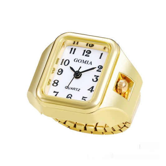 Watch With An Extended Strap That Can Be Worn As A Ring