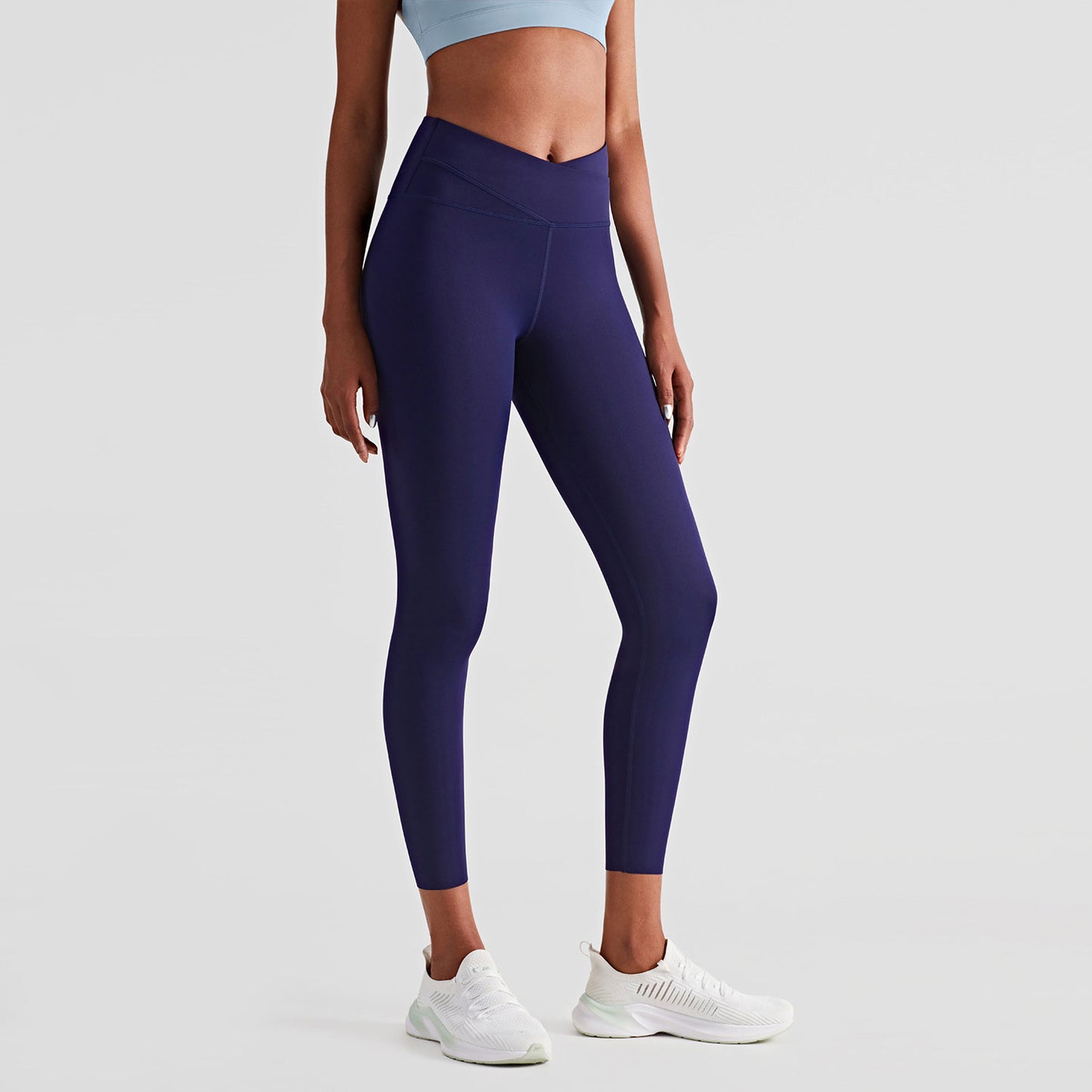 Double-layer Belly Tightening High-waisted Peach Hip Fitness Pants