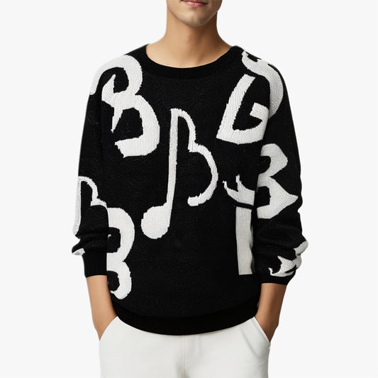 Jacquard Thickened Bottoming Shirt Thermal Sweater