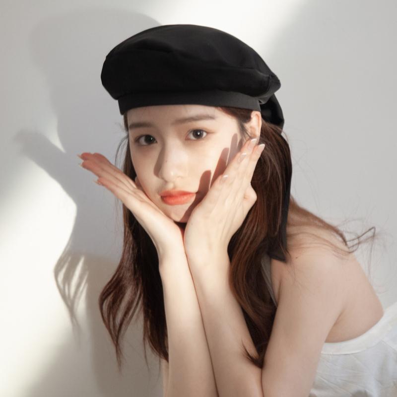 Retro Spring And Summer All-match Bow Beret