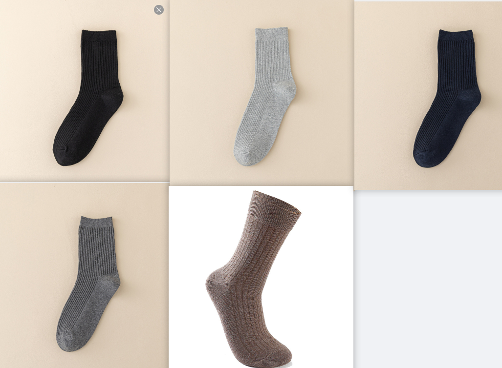 Sweat Absorbing And Deodorant Sports Four Seasons Men's Mid-calf Length Sock