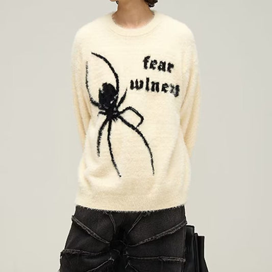 Retro Minority Spider Sweater All-match Fashion Knitwear