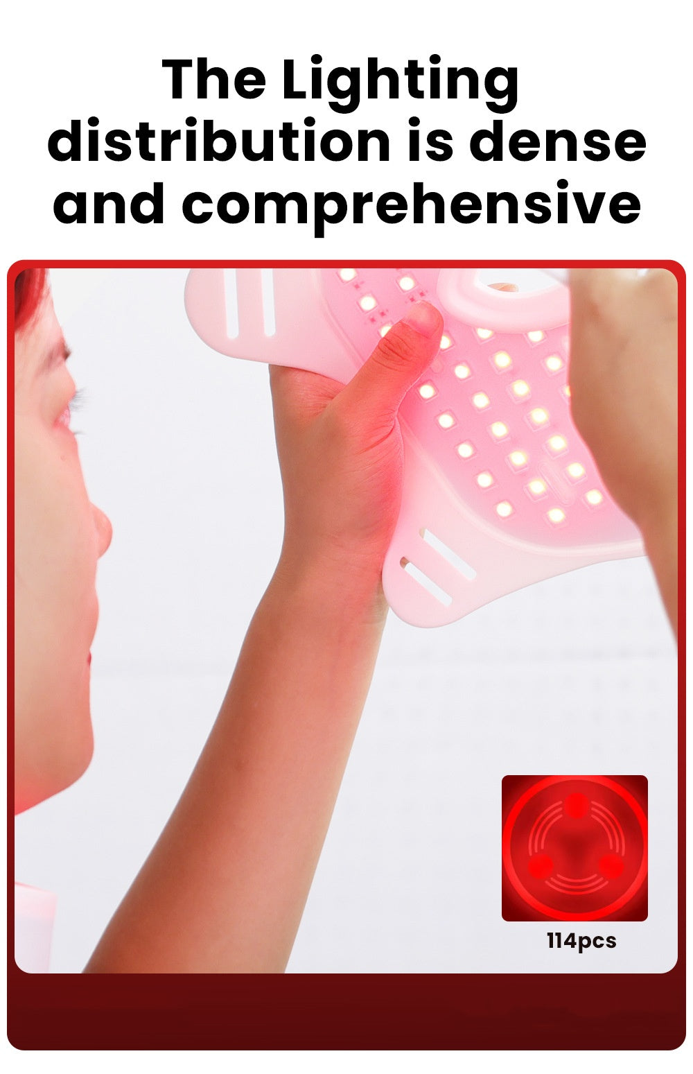 LED Mask Instrument Silicone Photon IPL Device Beauty Mask