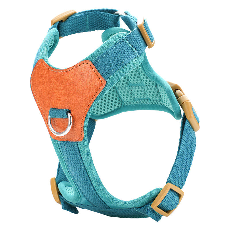 Retro Dog Hand Holding Rope Pet Harness