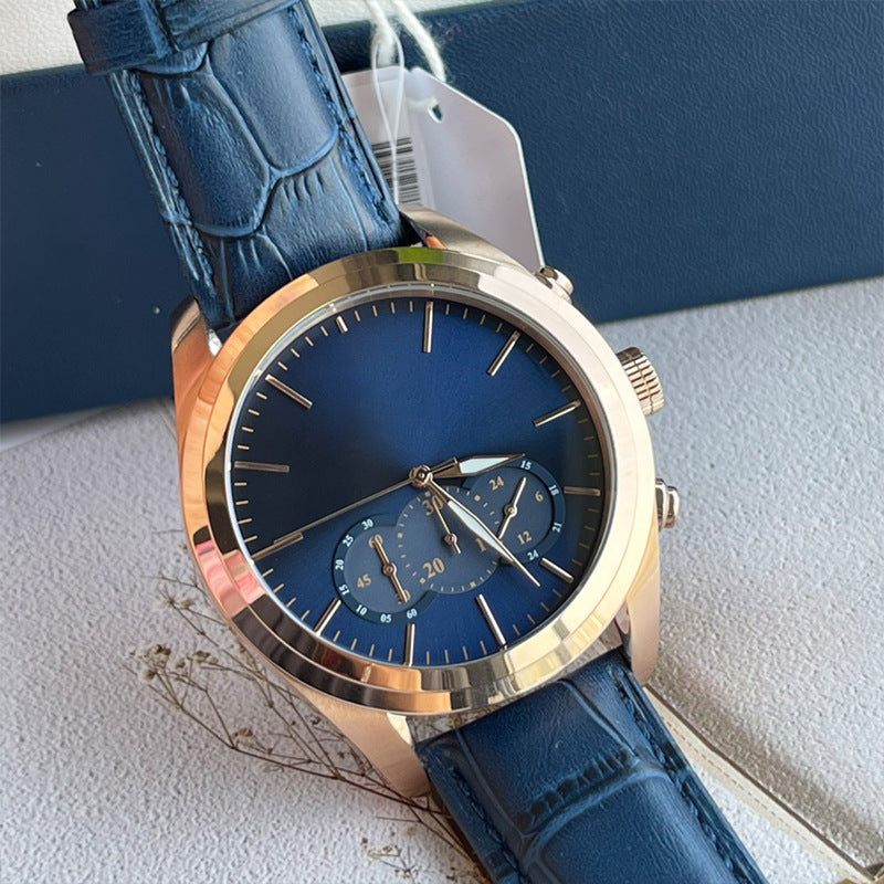 Multifunctional Business Quartz Watch With A Large Dialtrendy And Versatile For Any Occasion