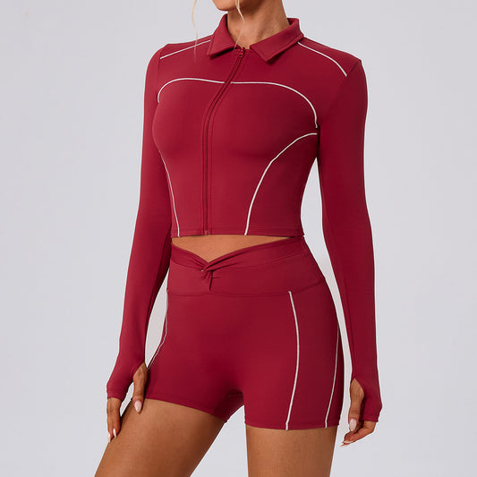 Womens Slimming Yoga Top And Pants Set