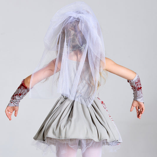 Halloween Costume Children's Gray Pettiskirt