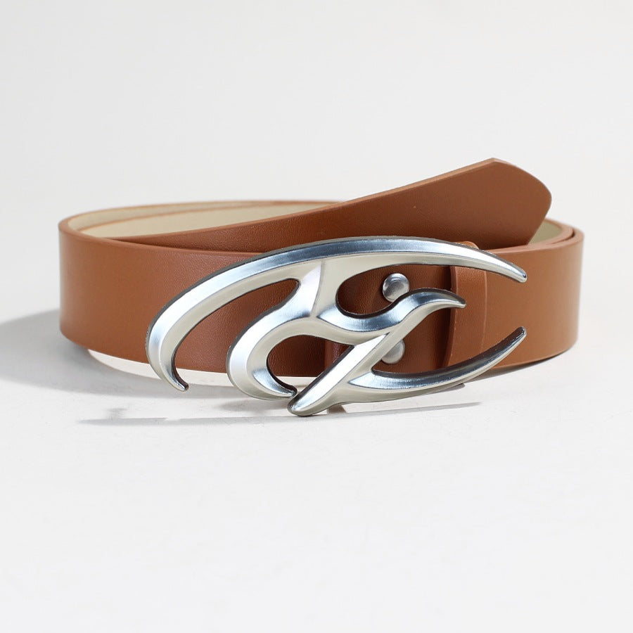European And American Retro R Word Belt Loop Trendy Cool Personality Simple