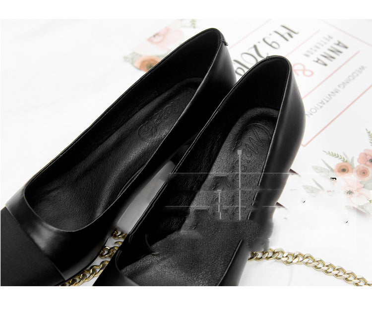 Professional Hotel Working Soft And Versatile Black Work Shoes