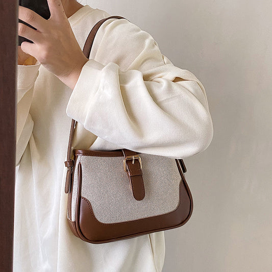Texture Shoulder Cross Square Crossbody Bag