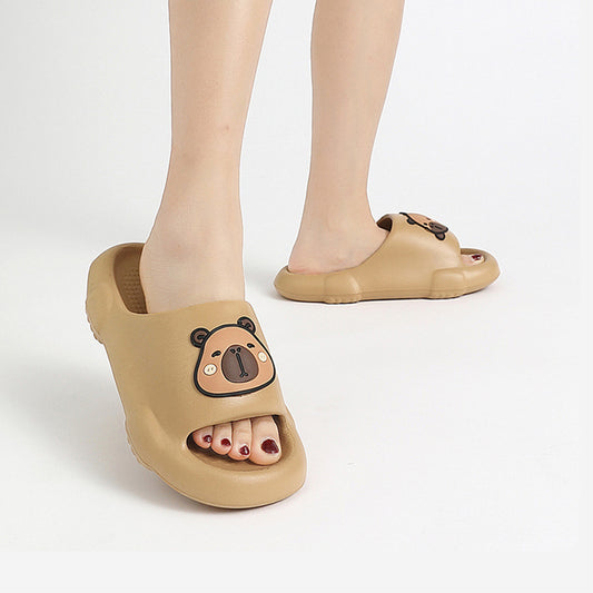Women's Cartoon Slippers Indoor Non-slip Bathroom Slipper Fashion House Shoes