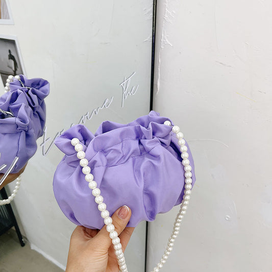 Ladies Small Bag Trendy Fashion Pearl Crossbody