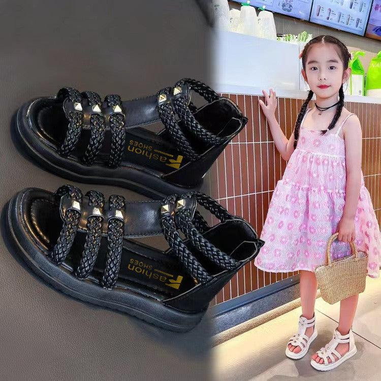 Girls' Sandals Summer Fashion Open Toe