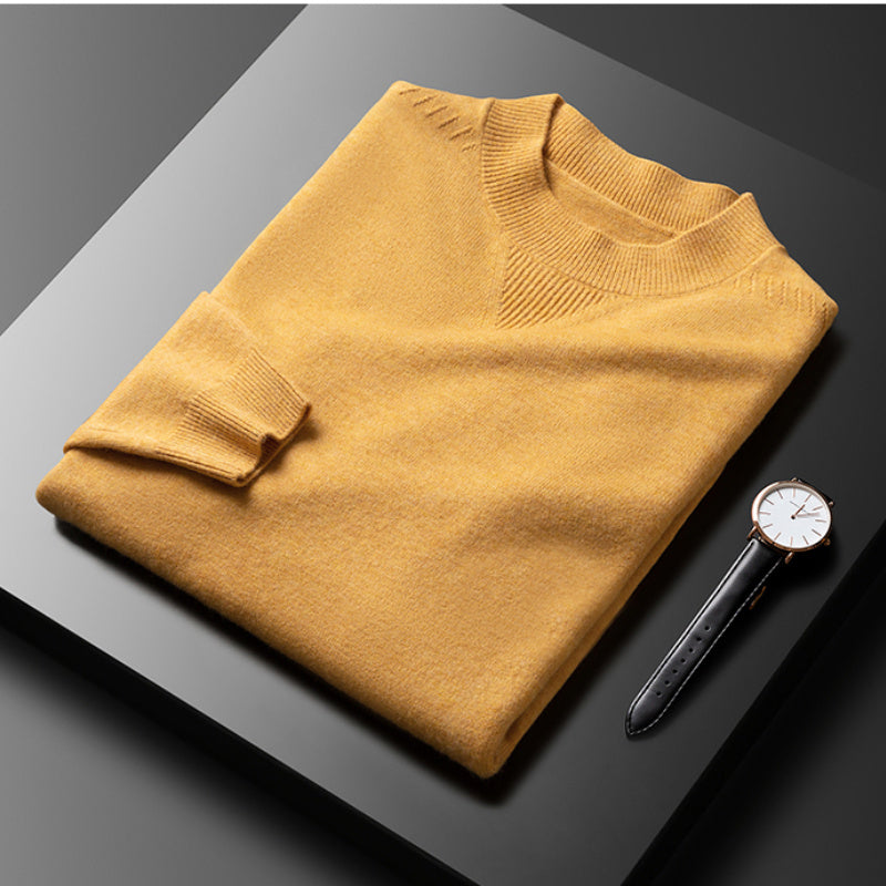 Business Casual Neckline Pattern Fashion Sweater Male