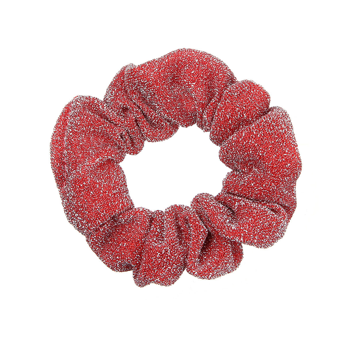 Simple Headgear Glittering Large Intestine Ring