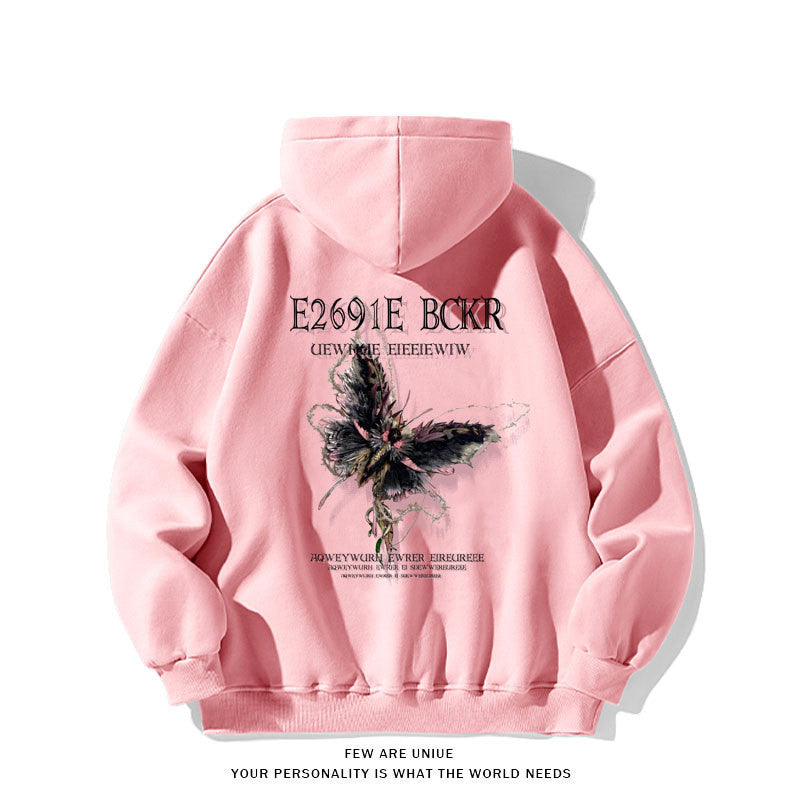 Women's American-style Retro Butterfly Mid-length Sweater