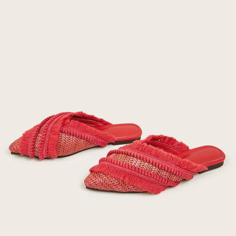 Women's Fashion Casual Simple Solid Color Slippers