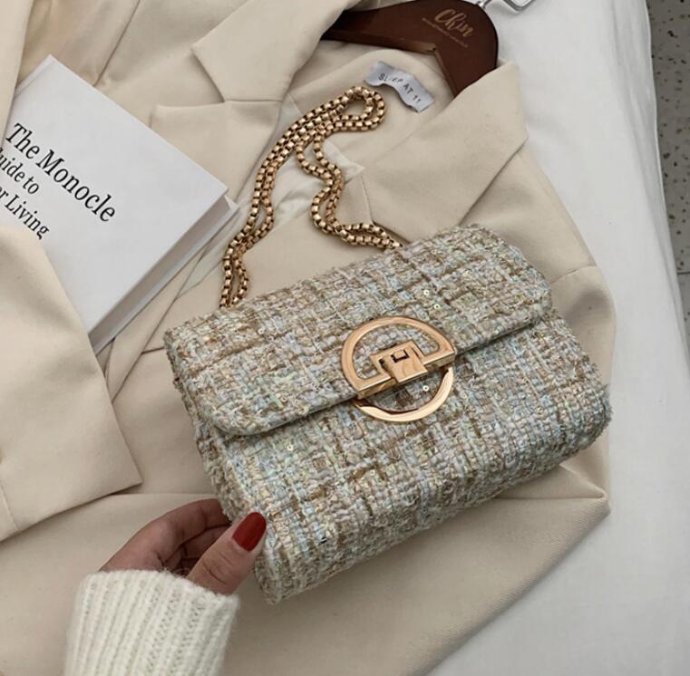 Winter New Fashion Chain Women's Shoulder Messenger Bag