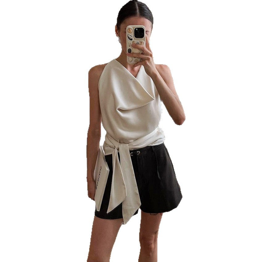 Stylish And Minimalist Sleeveless Top For Women