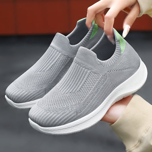 Damesko Sport Blød Bund Trendy Flyvende Vævet