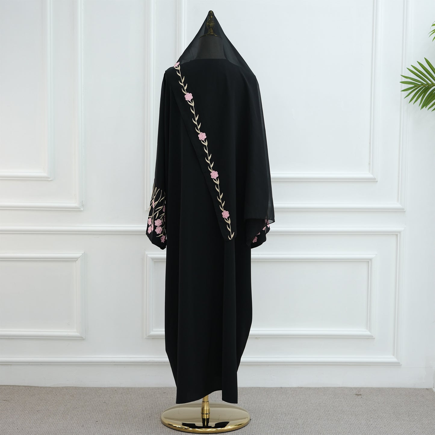 Dubai Mellemøsten Tyrkiet Dubai Blomsterbroderet Elegant Cardigan