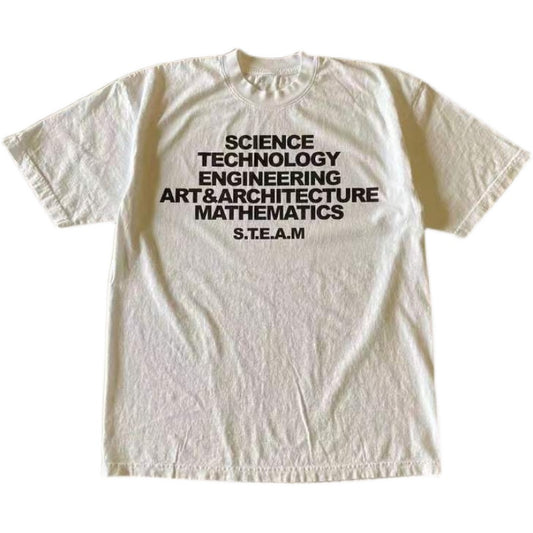 American Retro Men's And Women's Loose Fitting Niche Instagram Short Sleeved