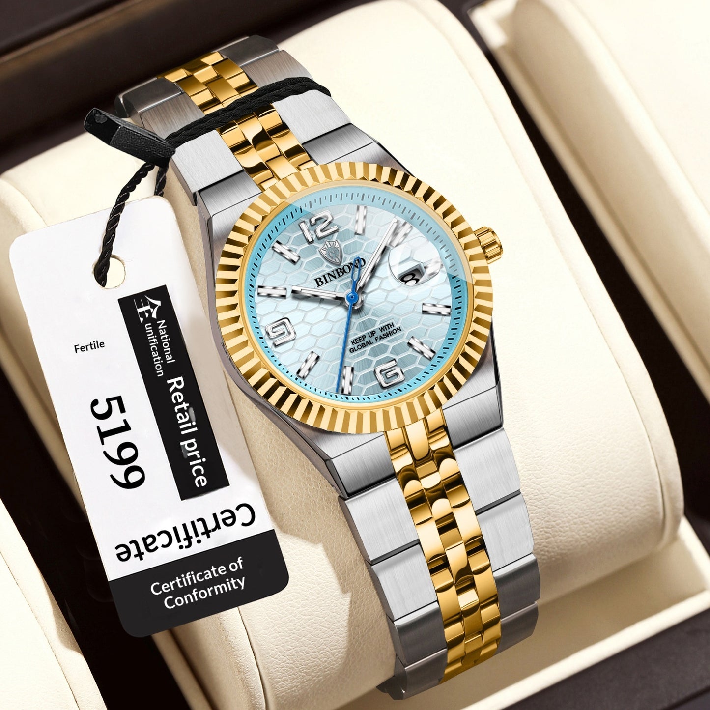 Womens Waterproof Casual Watch New Korean-style Fashion Design